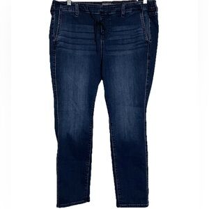 Torrid Feel The Fit Dark Wash Denim Jogger Jeans 2R